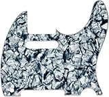 52年式テレキャスター用ピックガード ブラックパール ミリ 52年式テレキャスター用ピックガード ブラックパール ミリ